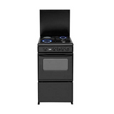 Beko 3G+1E Stove Black Cooker